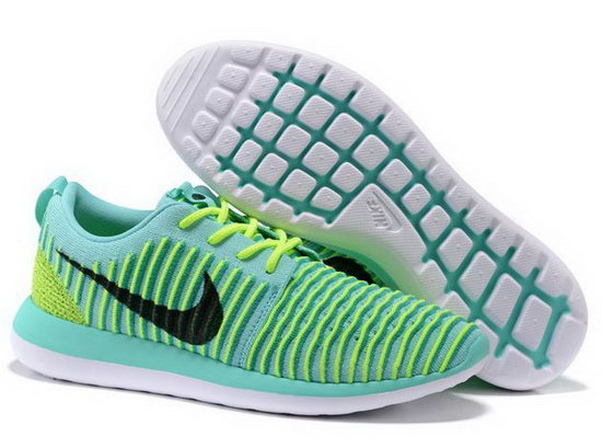 Nike Roshe Two Flyknit Mens & Womens (unisex) Yellow Mint Green Discount Code